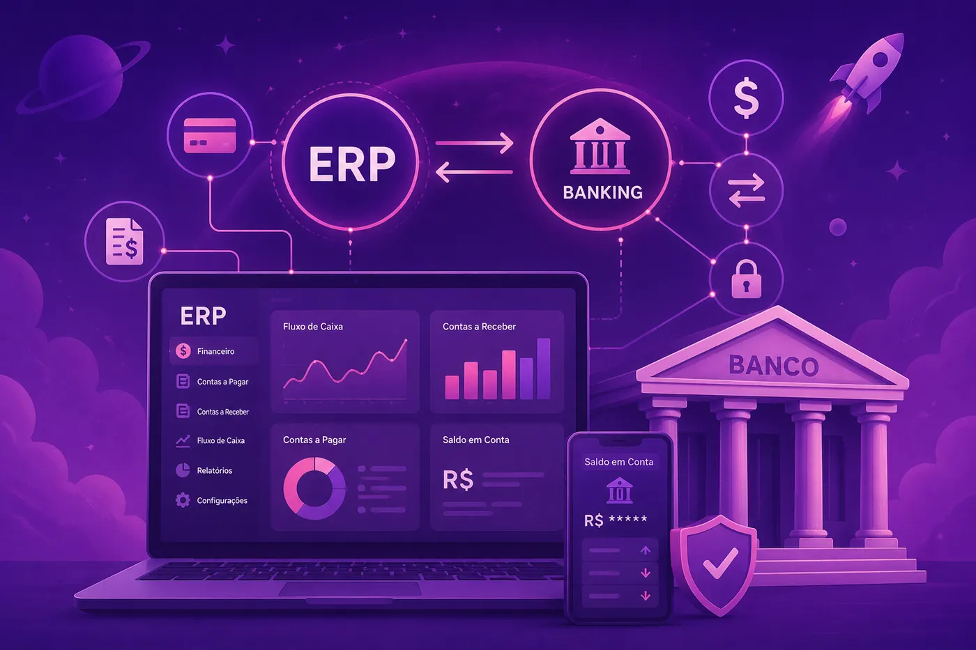ERP Banking: automação financeira transforma rotina empresarial